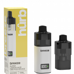 Hûrb Breeze 1000mg CBD/G Device and pod
